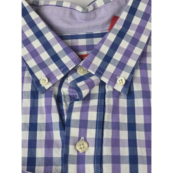 IZOD Men's XXL‎ Plaid Multicolored Button Up Shirt - Picture 2 of 8